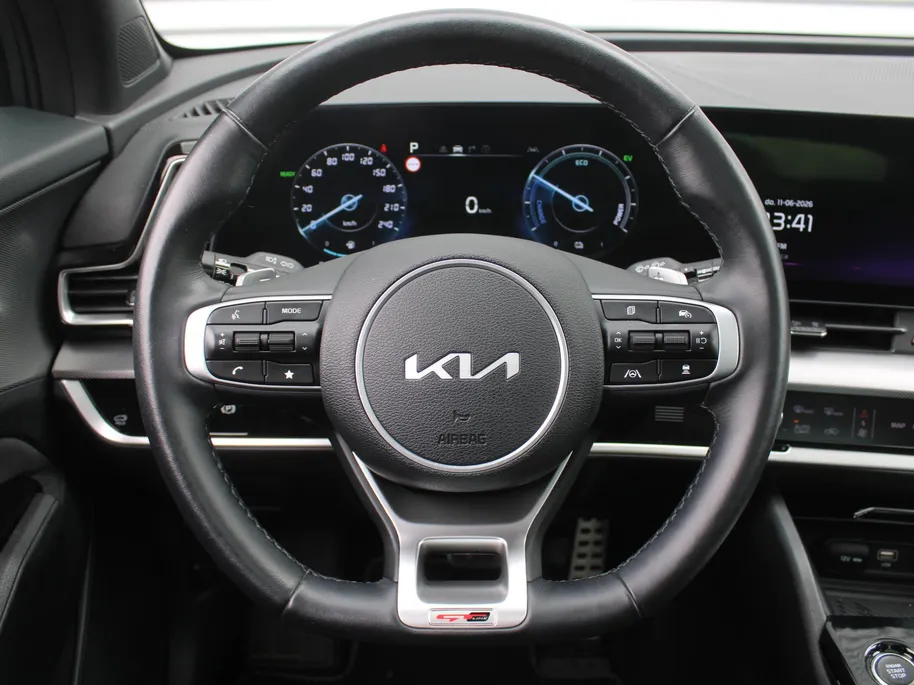 Kia Sportage 1.6 T-GDi Hybrid GT-Line | Stuur-/stoelverwarming | Elek. stoelverstelling + achterklep | Schuifdak | 18" LM | Cruise adapt. | Camera |