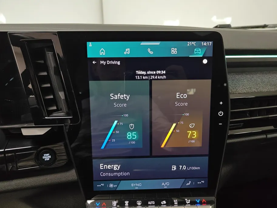 Renault Espace E-Tech full hybrid 200 techno 7p. AUTOMAAT NAVI AIRCO CAMERA CRUISE CONTROLE LM VELGEN APPLE CARPLAY ANDROID AUTO HOGE INSTAP 7 STOELEN ZEER MOOIE AUTO