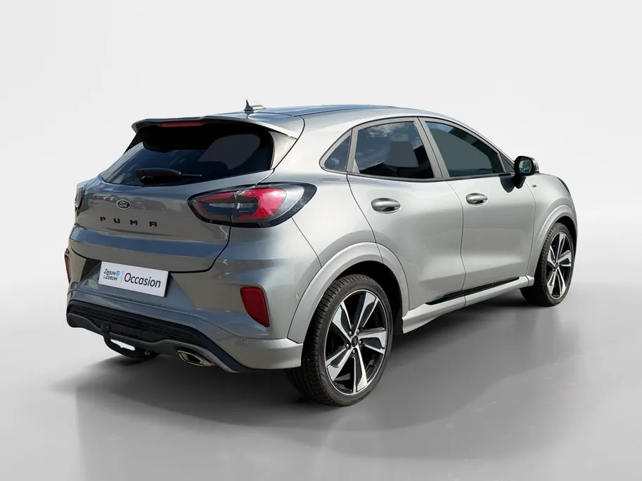 Ford Puma 1.0 EcoBoost Hybrid ST-Line X | Automaat | Trekhaak | Parkeersensoren voor en achter | Achteruitrijcamera | Adapt. Cruise control | BLIS | B&O | Draadloos opladen mobiel | 19' lichtmetalen velgen | Navigatie | Apple carplay & Android auto | Bovag garantie