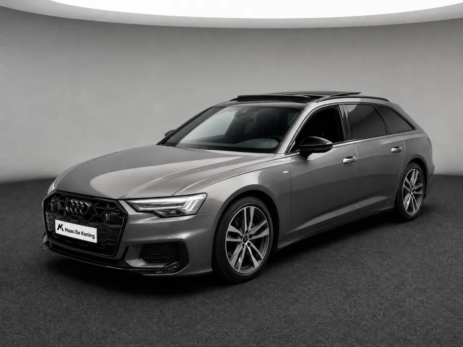 Audi A6 Avant 40 TFSI 204pk S edition Competition · Panoramadak · Apple/Android Car Play · Camera · Elek. stoelverstelling met memory · 19'' Velgen ·  Garantie t/m 15-07-2028 of 100.000km
