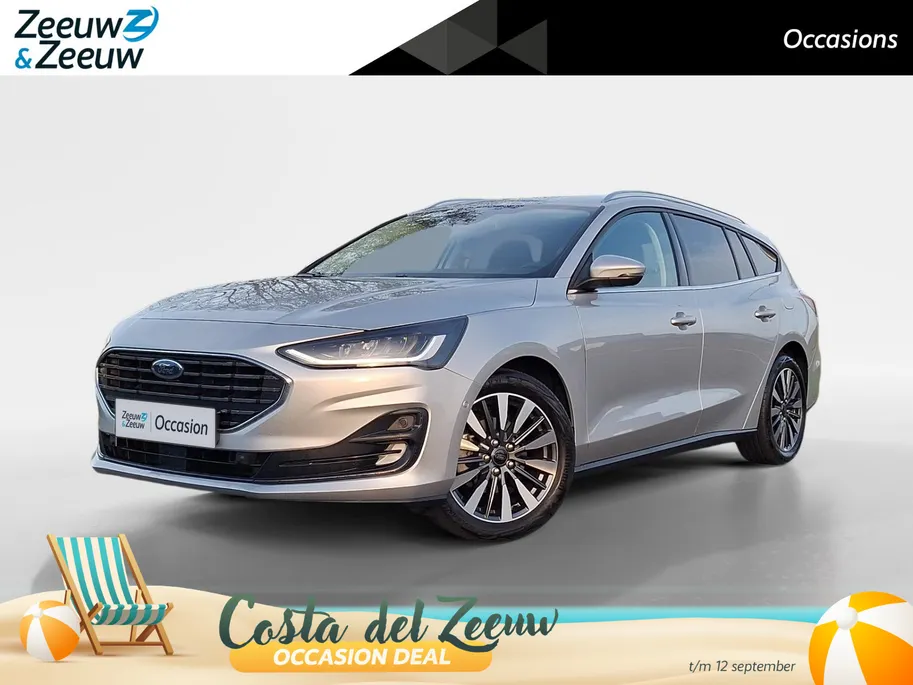 Ford Focus Wagon 1.0 EcoBoost Hybrid Titanium X | NL Auto | Winterpack | Climate Control | Camera | Pakeersensoren | Navigatie | DAB+ | B&O Audio | AGR-Bestuurdersstoel | Draadloze Apple Carplay&Android Auto |