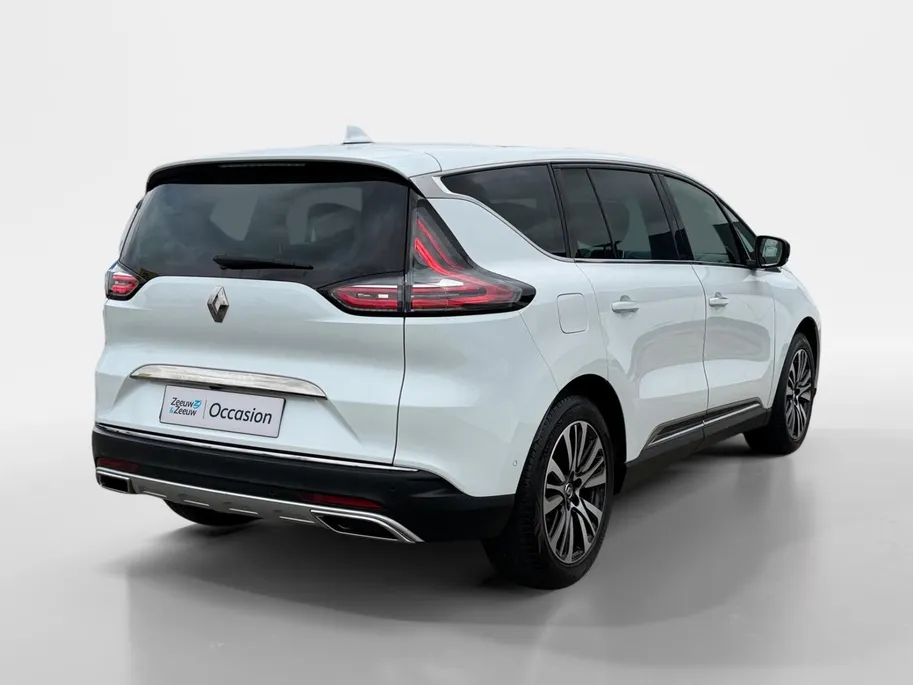 Renault Espace 225PK TCe Initiale Paris 7p. Automaat | 7 Zitplaatsen | Stoelverwarming | Schuif/Kantel Dak | Stoelverkoeling | Semi Elektrische Wegklapbare Trekhaak | Climate Control | Apple CarPlay/Android Auto | Head Up Display | Wit Leder | Camera | Parkeersensoren |