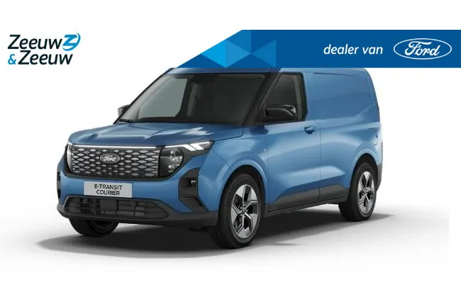 Ford E-Transit Courier Limited 46 kWh 136 pk | 17' LM velgen | Te bestellen voertuig vanaf € 29.135 ex BTW | Nu 0,99% rente financial lease | Winter Pack | Parking Pack | Apple Car Play / Android Auto | Snel laden