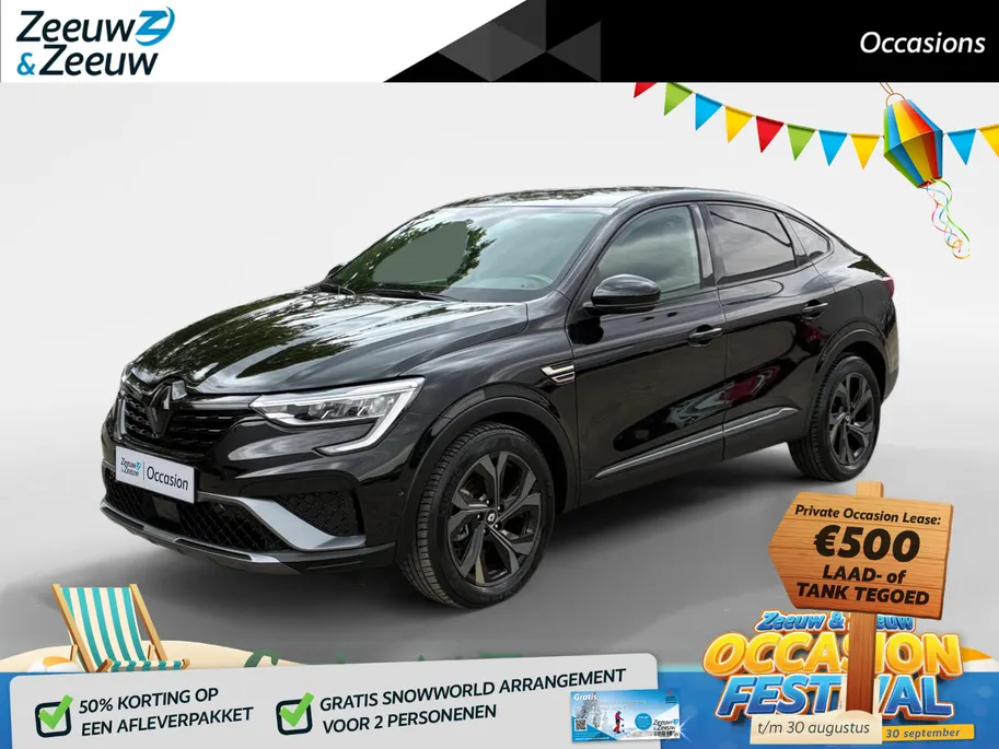 Renault Arkana 1.6 E-Tech Hybrid 145 R.S. Line | Carplay | Camera | Adaptive Cruise Control | Climate Control | Leder en Alcantara
