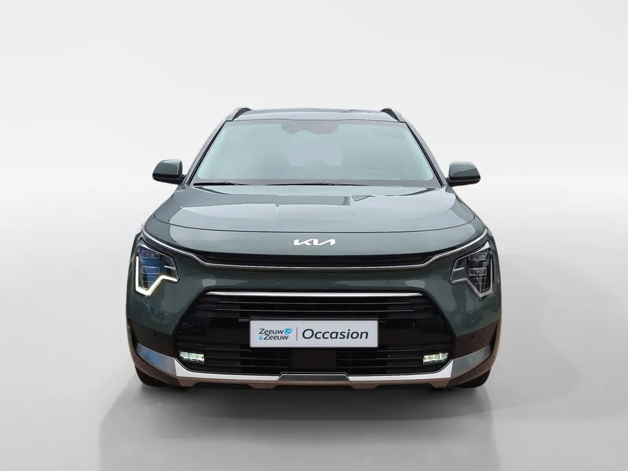 Kia Niro 1.6 GDi Hybrid DynamicPlusLine | Dealer onderhouden | Open dak | Lederen bekleding | Trekhaak | Stoelverwarming | Apple CarPlay & Android Auto | Dodehoek Detectie | Fabrieksgarantie t/m 6-2031 |