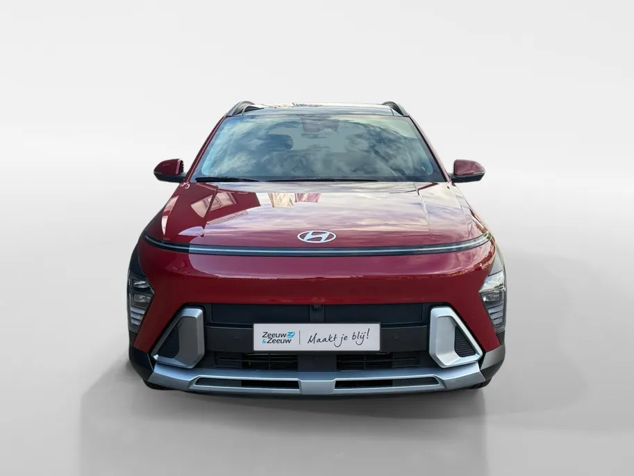 Hyundai Kona 1.6 GDI HEV Premium Sky | 1e Eigenaar | Panoramadak | Stoelkoeling/Verwarming | Elektr. Achterklep | Dodehoek detectie | 360 Camera | Fabrieksgarantie! |