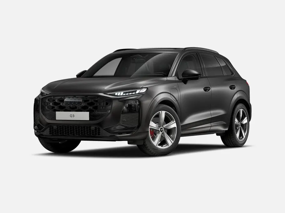 Audi Q3 1.5 200kW e-hybrid S edition 272 PK · Tech pro · Trekhaak elek. wegklapbaar · Glazen panoramadak