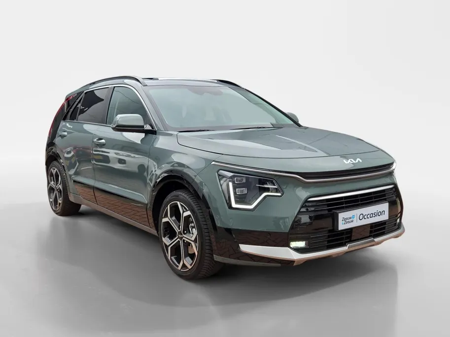 Kia Niro 1.6 GDi Hybrid ExecutiveLine Meest luxe uitvoering | Dealer onderhouden | Schuif-/kanteldak | Cruise Control Adaptief | Dodehoek Detectie | Head up Display | Stoelverwarming en Ventilatie | Harman/Kardon | Android & Carplay | NAP