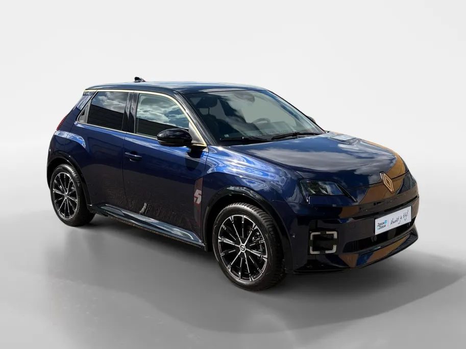 Renault 5 comfort range iconic cinq 52 kWh Nu met 1600,- voorraad korting , Pack Safety & Advanced Driving Assist , allseason banden , Apple Carplay/Android Auto , stoel en stuurverwarming , navigatiesysteem , veel mooie opties.