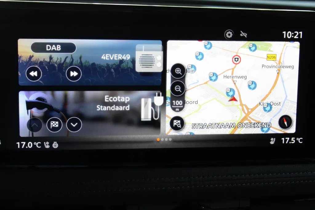 Nissan ARIYA Evolve 66 kWh | 22KW Lader| Afneembare trekhaak| Apple carplpay& Android auto| 360grd Camera| Stoelverwarming en verkoeling| Elektrisch verstelbare stoelen| Luxe bekleding| Dealer onderhouden|