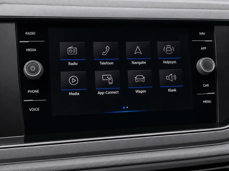 Volkswagen Polo 1.0 TSI 95pk DSG Style · Stoelverwarming · Apple/Android Car Play · P-Sensoren · Airco · IQ.Light · 15'' Inch ·