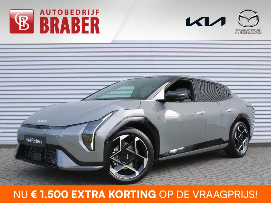 Kia EV4 Fastback GT-Line Business Edition 81.4 kWh | Nieuw | Direct leverbaar | Actieradius tot 612 km (WLTP) | 18% bijtelling | Tot € 3.000 inruilvoordeel bij aanschaf |