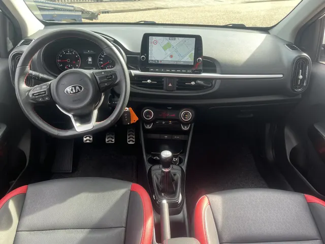Kia Picanto 1.0 DPi Gt PlusLine 5p Meest Luxe uitvoering| Lederen bekleding| Alle accessoires| Rijklaar| Apple Carplay/Android Auto