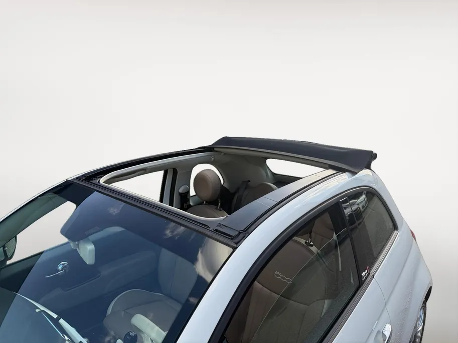 Fiat 500C 1.2 Lounge | Open Dak | Bluetooth | All Season Banden | Airco | Lederen Bekleding | LMV | 12 Maanden BOVAG Garantie