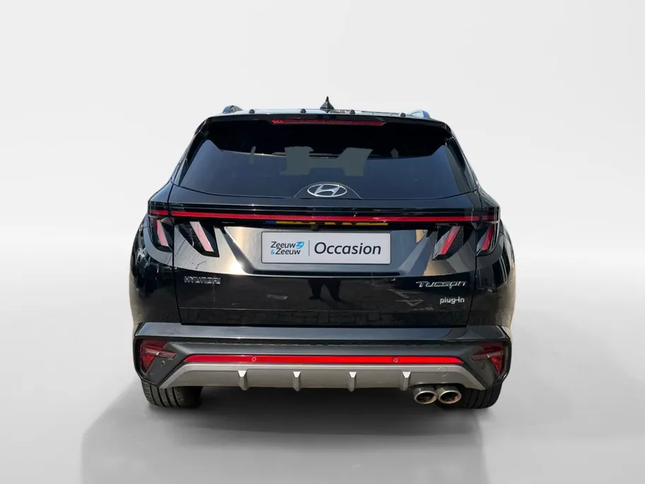 Hyundai Tucson 1.6 T-GDI PHEV N Line 4WD 265PK | 66km WLTP elektrisch | Navigatie | Apple Carplay & Android Auto | Adaptive cruise control | Parkeersensoren rondom | 360 camera | Stoelverwarming & koeling voor |
