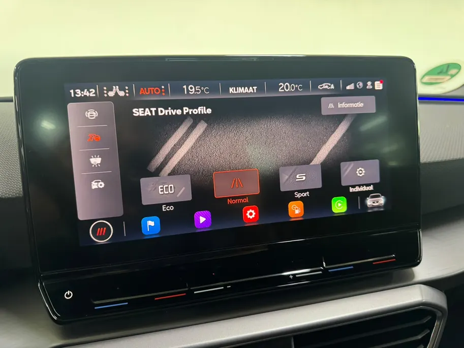 SEAT Leon 1.0 eTSI 7-DSG FR Business Intense 18'' LMV / STOEL + STUUR VERW. / KEYLESS /