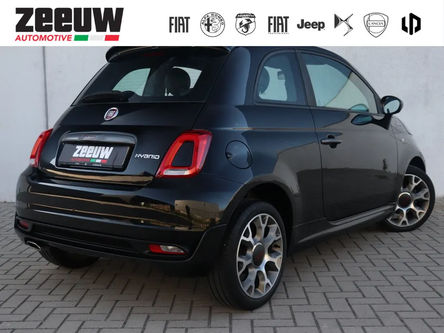 Fiat 500 1.0 Hybrid 70 PK Sport | Navi | Carplay | Clima | 16' VERKOCHT