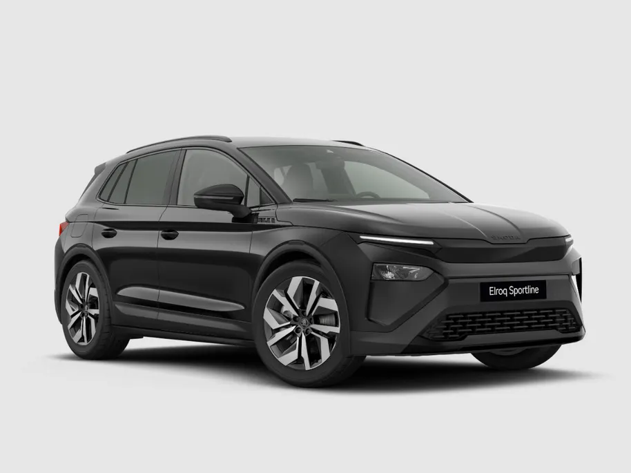 Škoda Elroq Sportline Elektromotor 210 kW / 286 PK SUV Black Magic | Trekhaak wegklapbaar | 3.000,- inruilbonus!!