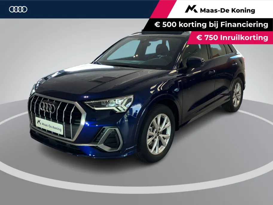 Audi Q3 45 TFSIe 180kW/245PK S Line · Panoramadak · Apple/Android Car Play · Drive select  · EXTRA INRUILKORTING ·