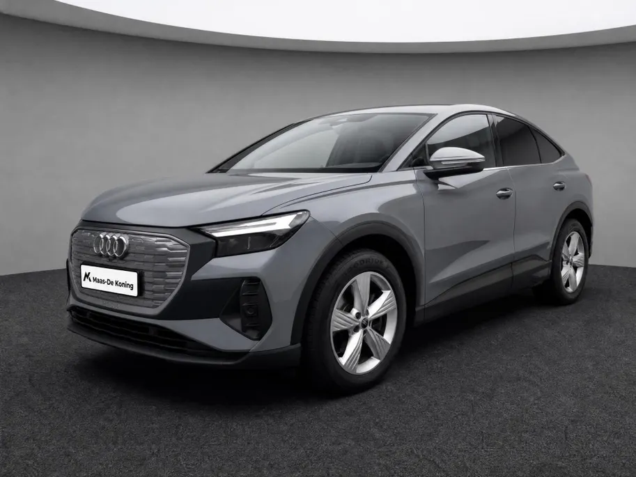 Audi Q4 Sportback e-tron 40 204pk Edition 77 kWh · SOH 95,8% · Camera · Apple/Android Car Play · Cruise Control Adaptief · P-Sensoren · Elek. Achterklep · 19'' Inch ·