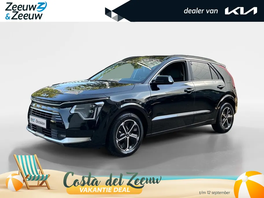 Kia Niro 1.6 GDi Hybrid DynamicPlusLine | Apple Carplay / Android Auto | Navigatiesysteem | Stoel + Stoelverwarming | Licht + Regensensor | Elektrisch bedienbaar Schuif / Kanteldak | Elektrisch Bedienbare Achterklep | Cruise Control Adaptief | Rijstrooksensor + Co