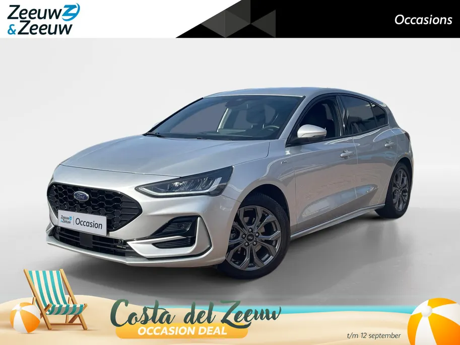 Ford Focus 1.0 EcoBoost Hybrid ST-Line *Automaat*Navi+Camera*Climate Control*Carplay*Lm.Velgen*ST Line*Zeer nette auto!