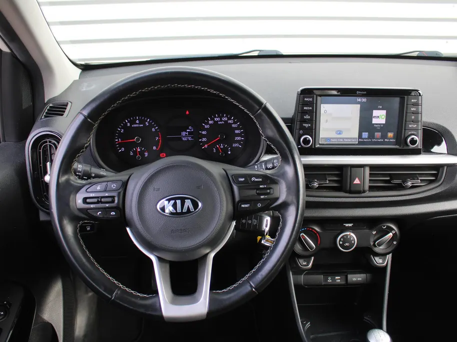 Kia Picanto 1.0 MPi DynamicLine | Camera | Airco | Apple Carplay/Android Auto | Navi | Cruise | 14' LM | Dealer onderhouden |