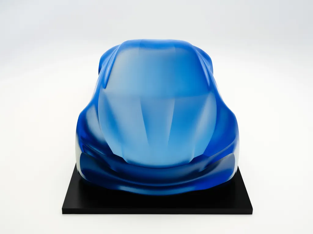 Toekomstige Alpine A110 sculptuur