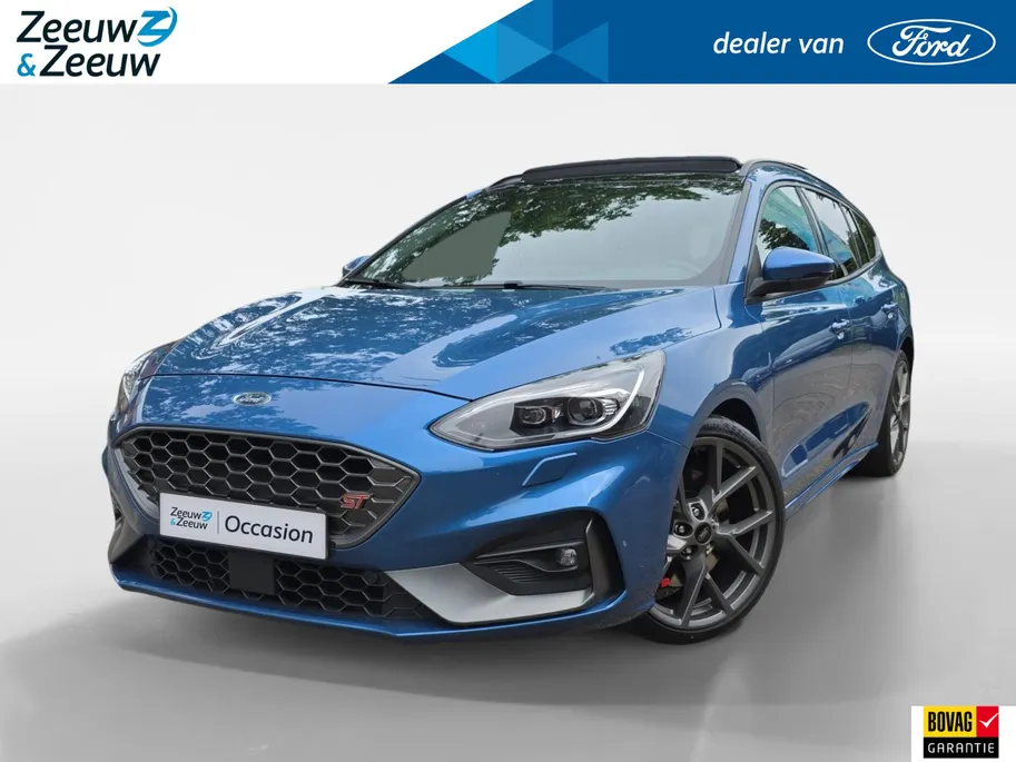 Ford Focus Wagon 2.3 EcoBoost ST-3 | Stage 2 Papieren aanwezig| Performance Pack | Panoramadak | Trekhaak | Winter Pack | Achteruitrijcamera | Adapt. Cruise Control | 12 maanden garantie! |