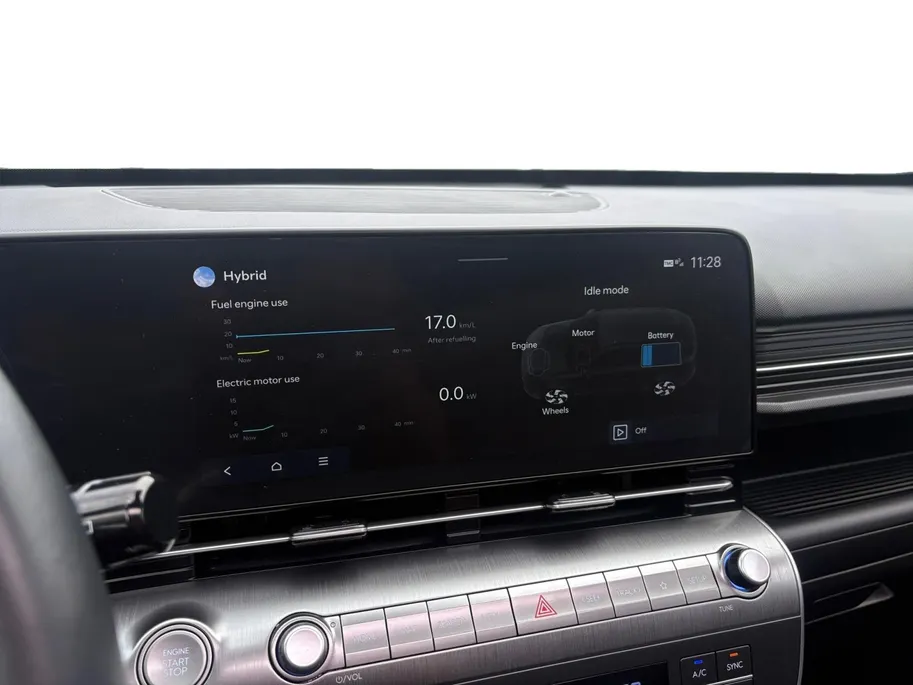 Hyundai Kona 1.6 GDI HEV Premium Sky | Full options! | Navi | Leder | Stoelverwarming en koeling