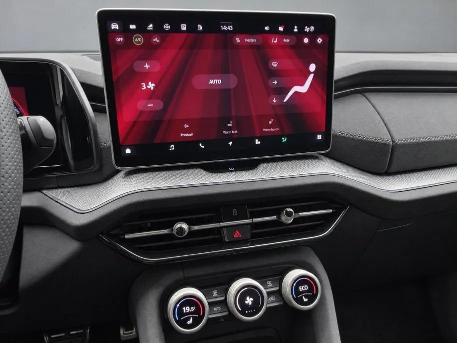 Škoda Kodiaq 1.5 TSI 204pk PHEV Sportline Business · Wegklapbare Trekhaak · 360 Camera · Apple/Android Car Play · Elek. Voorstoel · 19'' Inch · Garantie t/m 09-03-2030 of 100.000km