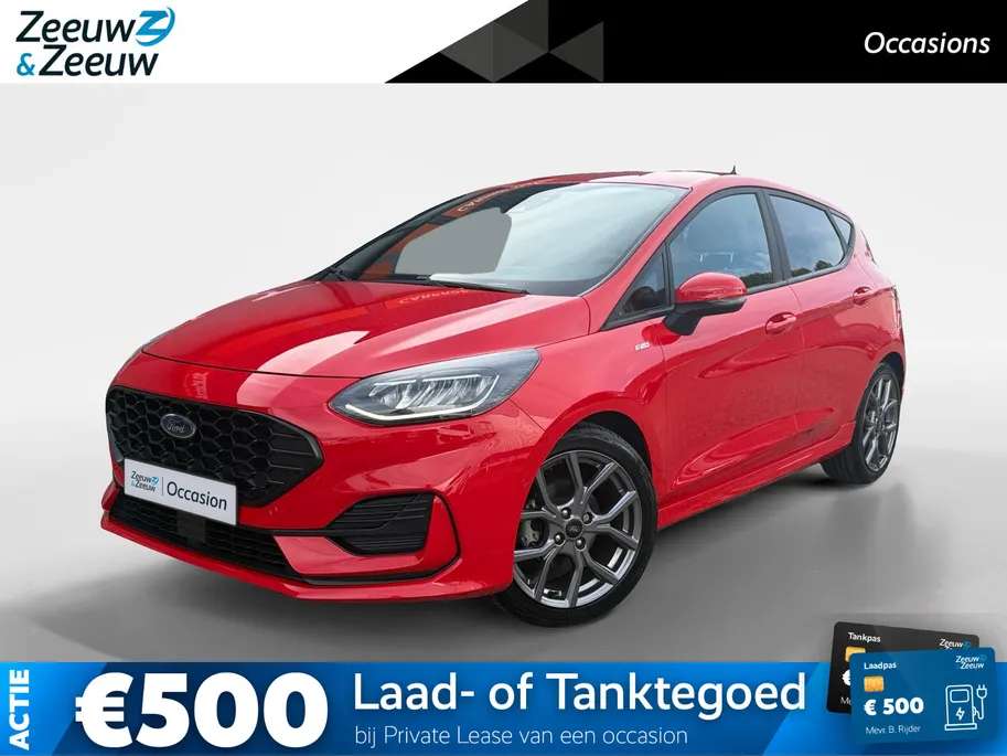 Ford Fiesta 1.0 EcoBoost Hybrid ST-Line X | 1ste eigenaar | Volledig Dealeronderhouden | Winter Pack | B&O Audio | Afneembare Trekhaak |