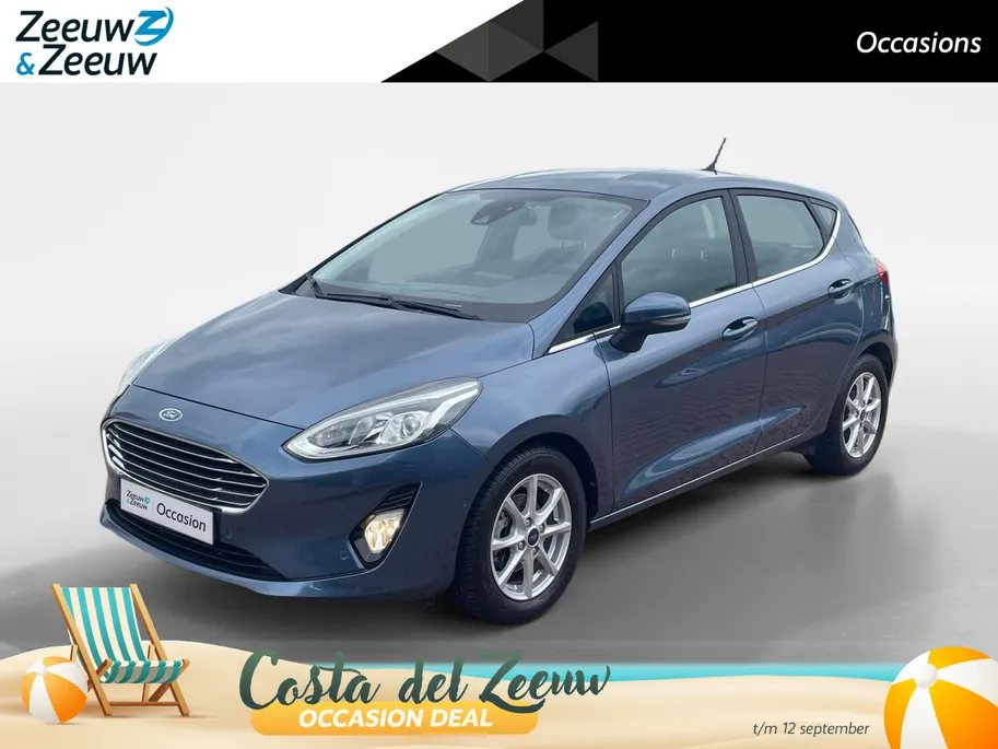 Ford Fiesta 1.0 EcoBoost Hybrid Titanium X *Navigatie*Parkeersensoren*Cruise Control*Arico*1ste eigenaar!