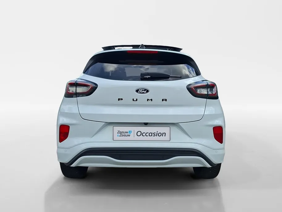 Ford Puma ST-Line 1.0 125 pk Automaat | Stoel- stuur en voorruitverwarming | Trekhaak | Kantel / schuifdak | Adaptieve led koplampen | All weather banden