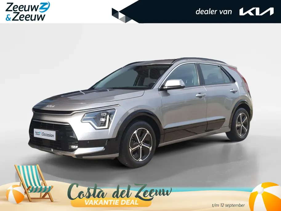 Kia Niro 1.6 GDi Hybrid DynamicLine Edition | Dodehoek detectie | Elektrisch bedienbare best. stoel | Navigatie | Adaptieve cruise control | Apple Carplay / Android Auto | Verbruik 1 op 20!
