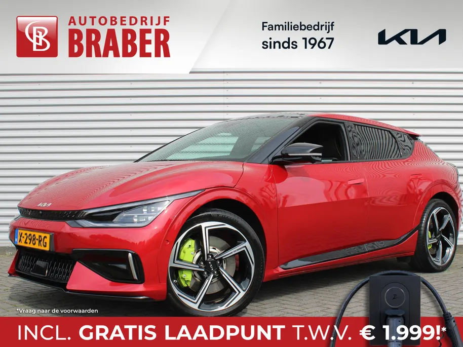Kia EV6 GT AWD 77.4 kWh | Performance | BTW Auto | Orig. Ned. | 585 PK | Meridian Audio | 17% bijtelling |