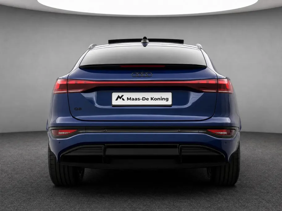 Audi Q6 e-tron Sportback S edition performance 100 kWh 306pk · SOH 97,5% · Panoramadak · 360 Camera · Wegklapbare Trekhaak · Bang & Olufsen · Leder · Warmtepomp · Head-Up · 20'' Inch · Garantie t/m 17-09-2030 of 100.000km