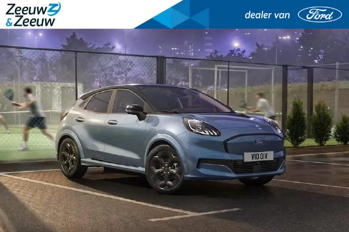 Ford Puma Gen-E Premium 46,8 kWh Blue Cruise Edition | Handsfree rijden* | Vapor Blue | 18' Zwarte velgen | Blue Cruise | Driver Assistance Pack | 0,99% rente icm Ford Options