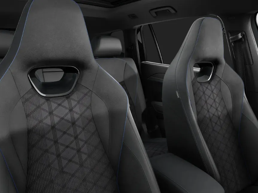 Volkswagen Tayron R-Line Edition 1.5 eHybrid 272 PK 6 versn. DSG · Black Style Pakket · Panoramaschuif-kanteldak · Travel Pakket · Trekhaak inklapbaar, met elektrische ontgrendeling, incl. aanhangermanoeuvreerhulp Trailer Assist ·