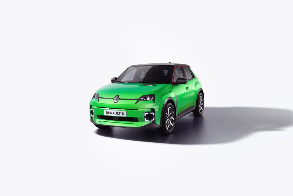 Renault 5 in de kleur Vert pop!