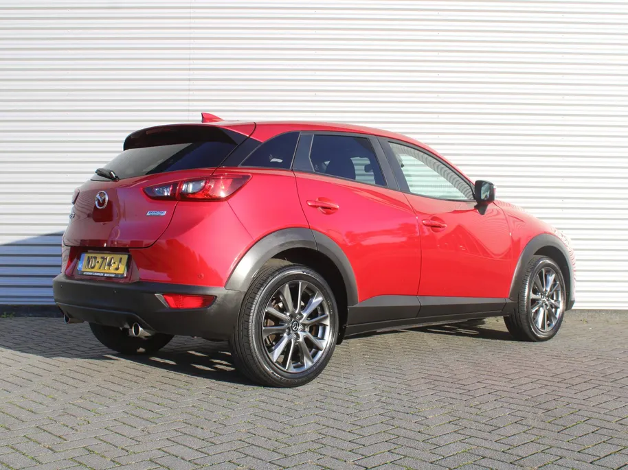 Mazda CX-3 2.0 SkyActiv-G 120 SkyLease+ | Stoelverwarming | Navi | Clima | Cruise | Parkeersensor achter | 18' LM | Dealeronderhouden | Gespecialiseerd in Mazda | Voorheen Mazda dealer |