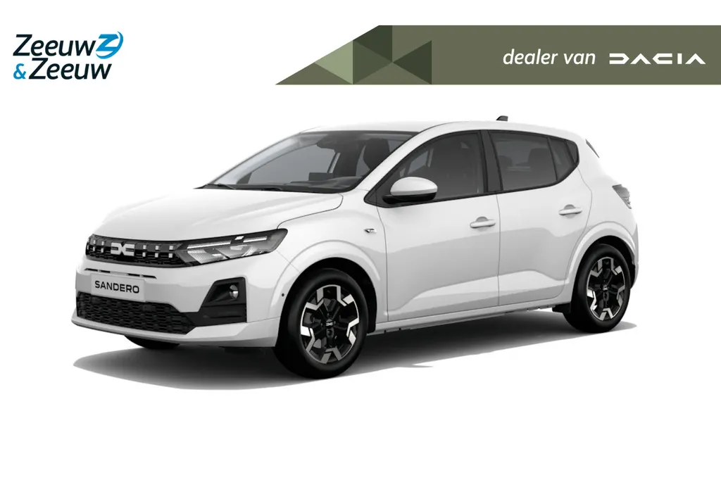 Dacia Sandero 1.8L Full Hybrid 155pk Journey | NU te bestellen bij Zeeuw & Zeeuw | De zuinige, krachtige Full Hybrid technologie van Dacia | Te financieren tegen 2,9% rente |
