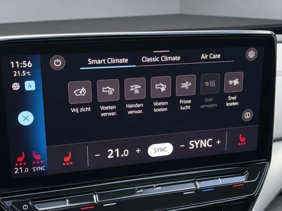 Volkswagen ID.4 City 52 kWh 170pk · SOH 90,9% · Panoramadak · Camera · Keyless · Stuur- & Stoelverwarming · Apple/Android Car Play · Draadloze Telefoonlader ·