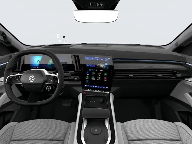 Renault Espace Iconic | Elektrisch verwarmbare voorstoelen | Elektronisch geregelde airconditioning | ISOFIX-bevestigingssysteem voor kinderzitjes buitenste zitplaatsen achter