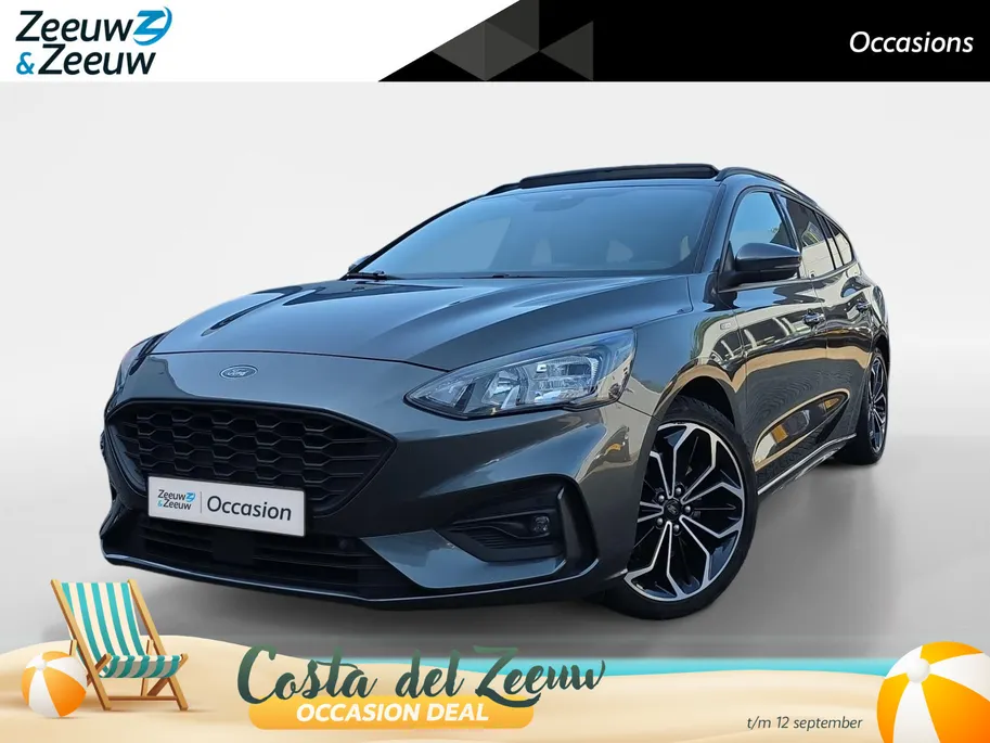 Ford Focus Wagon 1.0 EcoBoost Hybrid ST Line X Business | 1e eigenaar | Dealer onderhouden! | Panoramadak | Winterpack | Adapt. Cruise | B&O Audio | 18' inch velgen | 12 maanden garantie