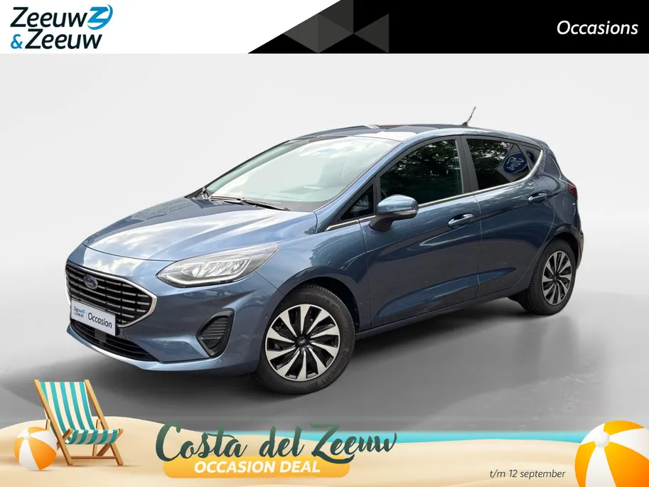 Ford Fiesta 1.0 EcoBoost Hybrid Titanium X Automaat | Adaptieve Cruise Control | Camera | Privacy Glass | Keyless Entry | Parkeersensoren | Navigatie |