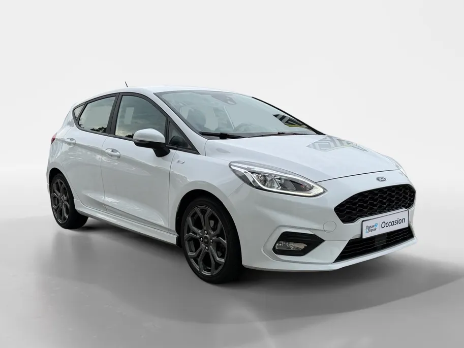 Ford Fiesta 95PK EcoBoost ST-Line | Keyless | Lichtmetalen Velgen | Climate Control | Apple CarPlay/Android Auto | LED Dagrijverlichting | Cruise Control | Armsteun | Elektrische Ramen & Spiegels |