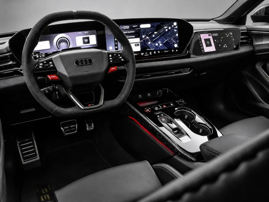 Audi RS5 Avant e-hybrid quattro 639 PK · Keramisch · RS design pakket · Panorama-glasdak · Optiekpakket forged carbon