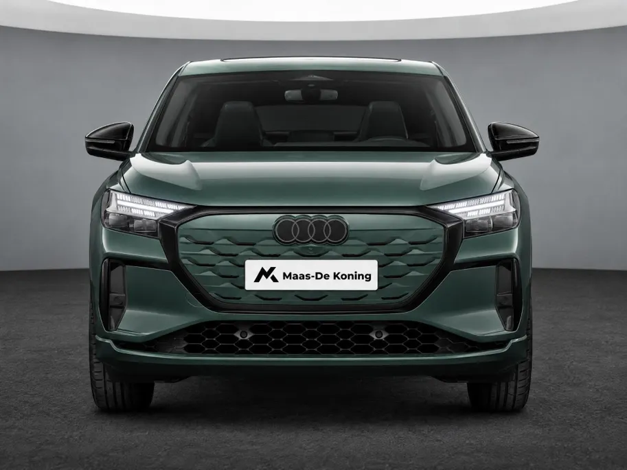 Audi Q4 Sportback e-tron S edition performance 286 PK · Lederen bekleding · Tech plus · MMi experience pro · Glazen panoramadak