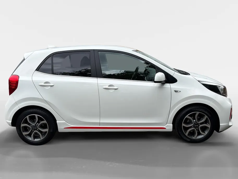 Kia Picanto 1.0 MPi GT-Line Edition Apple Carplay/Android Auto , navi , cruise , lm velgen , tel , camera , usb , sport stoelen , super mooie uitvoering . auto is voorzien van een nieuwe koppeling